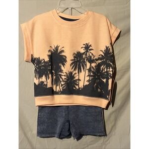 Wonder‎ Nation Boys Size 18 Mths Shorts And Top Set New With Tags